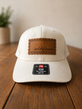 Wildflower Leather Patch Hat