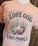 Love God Love People Cropped Boxy Tee