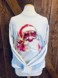 Peace Sign Santa Crewneck